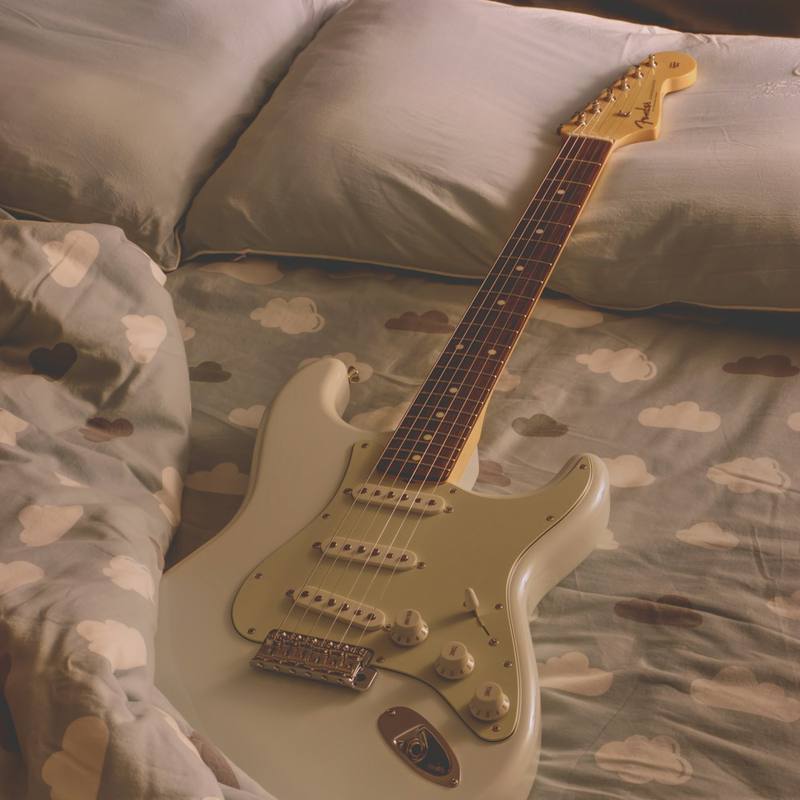 Meridian Six Granite Edge Electric Guitar - Ocean Pearl