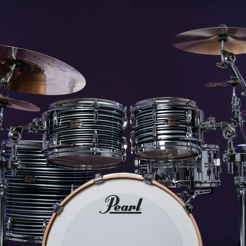RhythmVault Marching Snare - Silver Sparkle