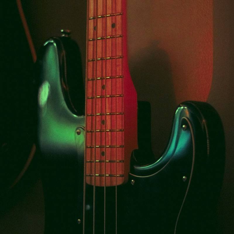 VaultTone Depth 5 Bass Guitar - Black Sparkle